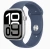 Apple Watch Series 10 GPS 46mm Silver Aluminum Case with Sport Band Denim (Спортивный ремешок синего цвета) (M/L, 160–210 mm) MWWM3