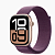 Apple Watch Series 10 GPS 46mm Rose Gold Aluminum Case with Sport Loop Plum MWWV3