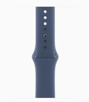 Apple Watch SE 2024 GPS 44mm Silver Aluminum Case with Sport Band Denim (Спортивный ремешок цвета Джинсовый) (S/M, 140–190 mm) MXEQ3